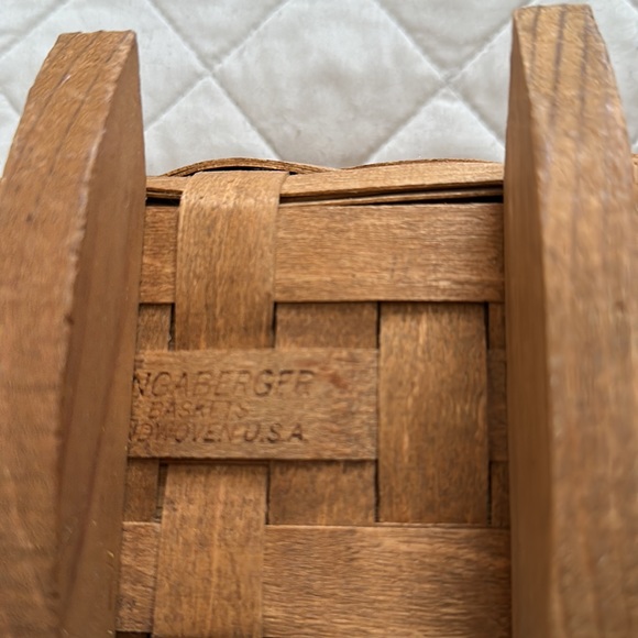 1986 Longaberger mini cradle basket - Picture 2 of 7